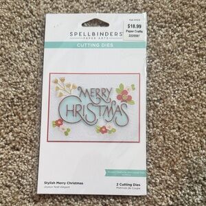 Spellbinders Merry Christmas Cutting Dies
